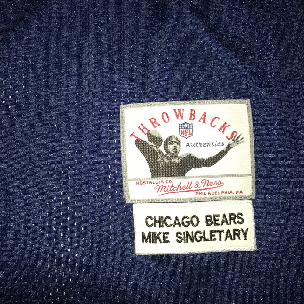 Throwback Singletary jersey